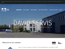Tablet Screenshot of davidservis.cz